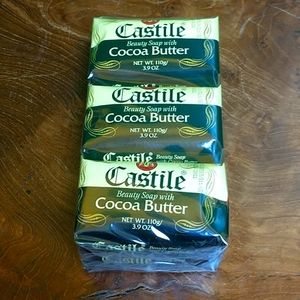 Castile Beauty Soap with Cocoa Butter 6 pack 3.9oz